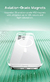 Capa Magnética para iPhone, Capa de Carregamento Sem Fio, Ímã PC, 15, 14, 13, 12, 11 Pro Max na internet