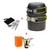 Conjunto Panelas Acampamento, Almoço Tático, Equipamento Sobrevivência, Antiaderente, Caminhadas, Viagem, Portátil, Piquenique, Churrasco, Serviço, Plantão