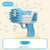 Bazuca Pistola de Bolha de Sabão Elétrica Automática para Crianças, Gatling Bazooka Bubble Maker Machine, Summer, Outdoor, Soap Bubbles, Presente - loja online