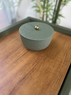 Potiche verde decorativo - comprar online