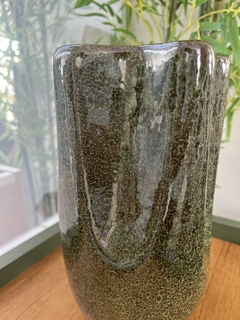 Vaso decorativo verde musgo na internet