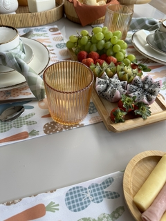 ￼jg 6 copos 330 ml vidro AmBAR grafiato hauskraft - Letícia Manducchi