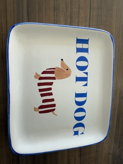 Travessa Retangular Média Hot Dog na internet