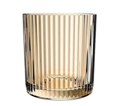 ￼jg 6 copos 330 ml vidro AmBAR grafiato hauskraft - comprar online