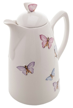 Garrafa Térmica Café Chá Borboleta De Porcelana Wolff na internet