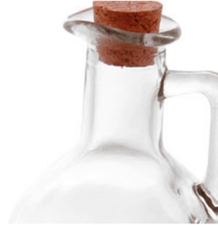 Galheteiro de vidro borossilicato com rolha 180 ml - comprar online