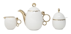 Conjunto 3 Peças Porcelana P/ Cafe Egg Wolff - comprar online