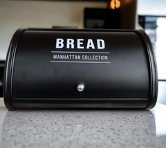 Porta Pão Black Manhattan Bread Inox - Hauskraft - comprar online