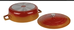 Caçarola Panela Baixa Laranja Cook Antiaderente Ceramica - Letícia Manducchi
