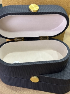 caixa decorativa preta com Dourado tamanho G - Letícia Manducchi