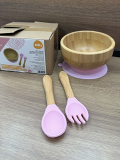 ￼jogo para Refeicao com ventosa silicone ecokitchen - Letícia Manducchi