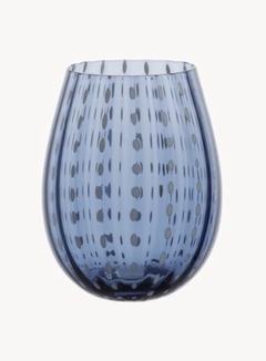 Conjunto de Copos em Vidro 6 Peças Azul