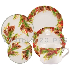 Vajilla Navidad 20 pzs