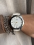 Reloj ecocuero white
