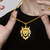 Cordão do Leão com coroa, para homens e mulheres pingente de aço inoxidável colar presente corrente moda jóias colar masculino na internet