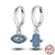 Brincos coração de prata cz zircão cúbico rodada margarida flor trio brincos para as mulheres 925 de prata jóias de moda original - comprar online