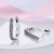 Brincos coração de prata cz zircão cúbico rodada margarida flor trio brincos para as mulheres 925 de prata jóias de moda original - loja online