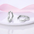 Brincos coração de prata cz zircão cúbico rodada margarida flor trio brincos para as mulheres 925 de prata jóias de moda original - loja online