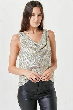 Musculosa Lentejuelas buche - comprar online