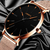 Imagem do Reloj hombre 2023 relógio masculino minimalista ultra fino relógios moda mascu