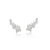 Brinco ear cuff flor