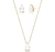 Conjunto gota cristal