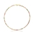 Colar choker riviera com cristais coloridos
