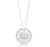 Colar pingente medalha de estrela cravejado