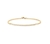 Pulseira tipo bracelete com cristais cravejados