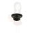 POMEL PANEX CHAPEU PEQUENO PRETO BAQUELITE C/PARAFUSO - comprar online