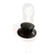 POMEL PANEX CHAPEU PEQUENO PRETO BAQUELITE C/PARAFUSO