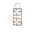 GRELHA ESMALTEC SAMOA 4 BOCAS 2 PINO LATERAL - loja online