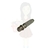 INJETOR INDUSTRIAL 6,5 CM ALUMINIO FURO 0.65 MM D-45
