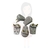 PINO PLUG PRENSA 90 20A C/5 PCS CINZA - comprar online