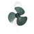 HÉLICE BRITÂNIA 30CM 3 PÁS VERDE - comprar online