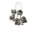 PINO TOMADA TRIANG. 90 2P 10A C/5 PCS