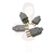 PINO TOMADA MACHO 3 PINOS C/5 PCS - comprar online