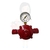 Imagem do REGULADOR IND. ALIANÇA 9KG 1/2 C/MANOMETRO 76501/02 VM VERMELHO