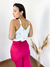 Calça em alfaiataria - rosa - loja online