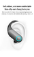 G37 Sem Fio Bluetooth 5.3 Fone De Ouvido, TWS AAC 9D Estéreo, Esportes Fones De