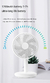 Xiaomi-Ventilador de mesa USB, ventilador portátil, mini ventilador de chão aj na internet
