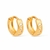 Brinco Gold de Argolinha com Pedras de Zircônia na internet