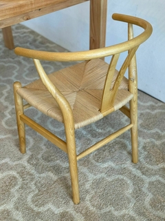 SILLA WISHBONE NATURAL - tienda online