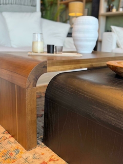 MESA BAJA KELLY LUSTRE NEGRO - tienda online