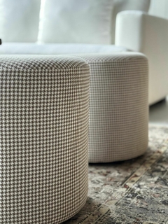 PUFF REDONDO RIGIDO PIED DE PULE - Bed Collection Home