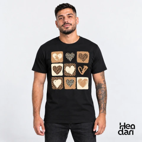 Camiseta Style Corações - comprar online