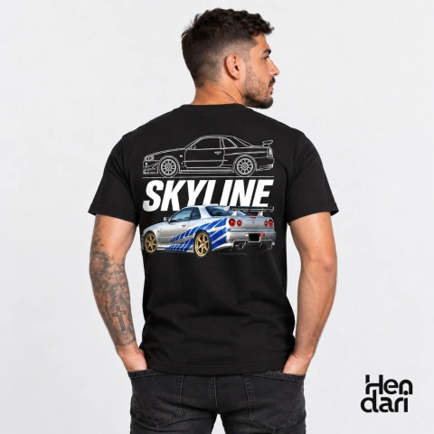 Camiseta Street Carro Skyline - comprar online