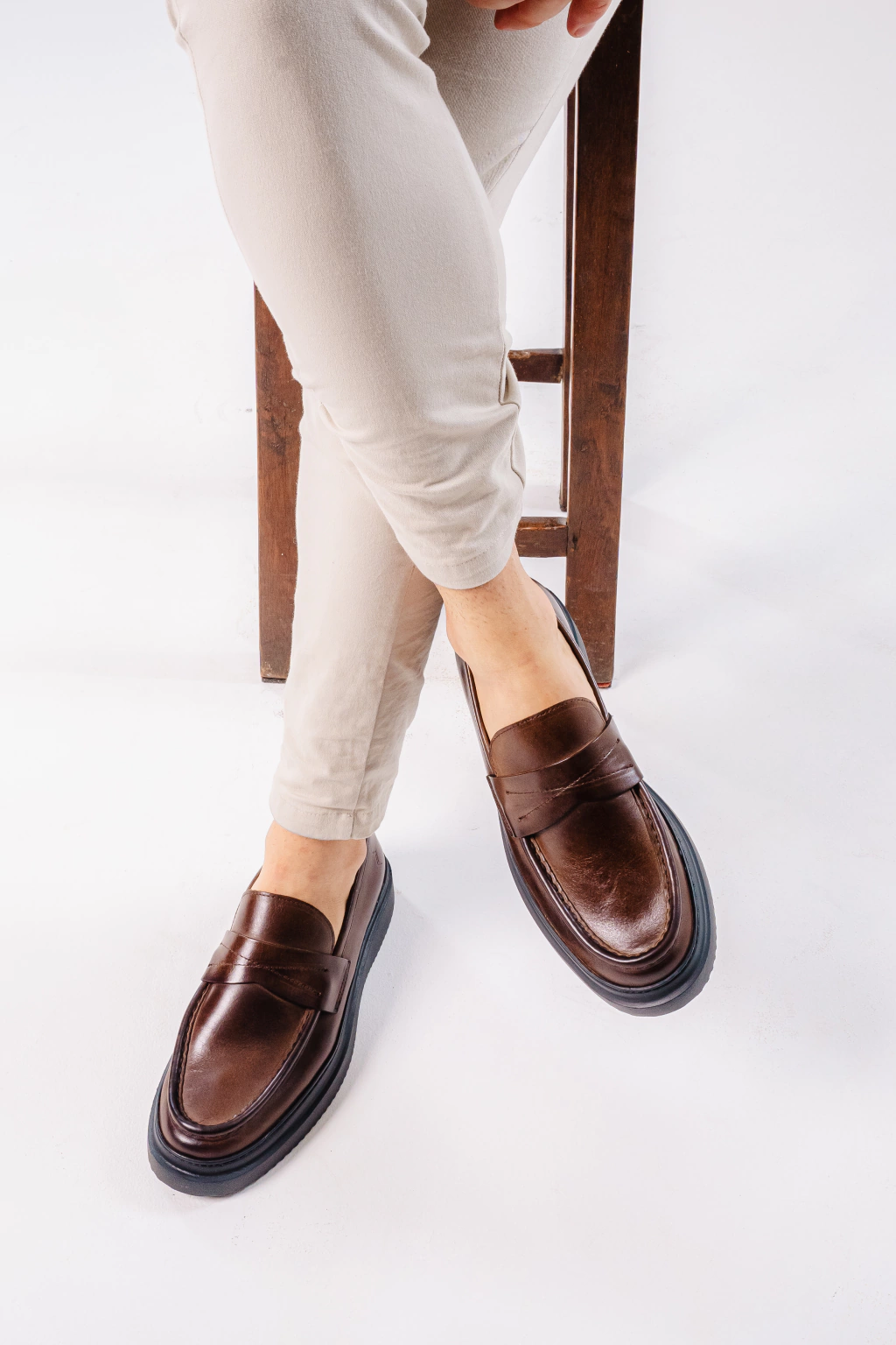 BERGAMO - Sapato Loafer Social Casual