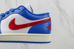 Air Jordan 1 Low Azul Red - Tenis do Pato