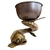 Escultura de chifre e Bronze - (Cod.32)
